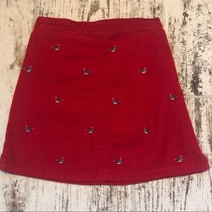 Gymboree corduroy skirt